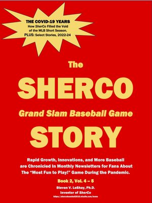 cover image of The Sherco Grand Slam Baseball Game Story, Bk. 2